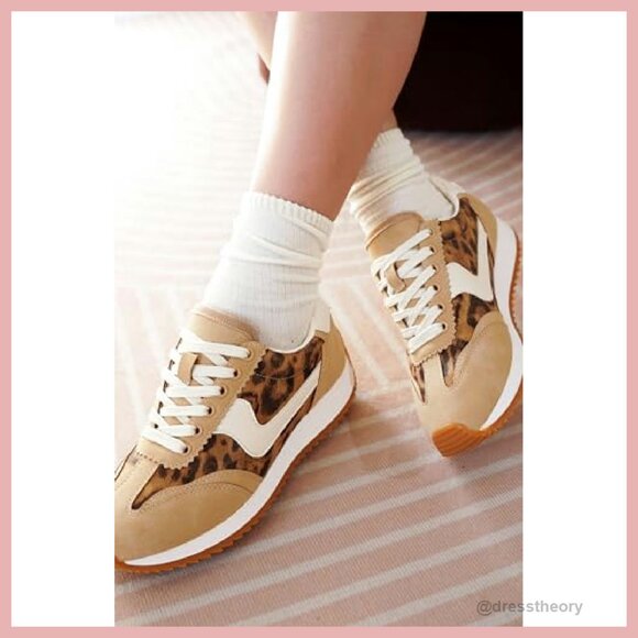 Lightweight Memory Foam Sneakers for Women - Non-Slip Lace-Up Shoes - Picture 3 of 7